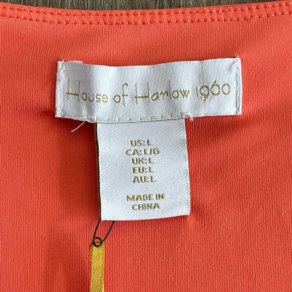 NWT House of Harlow 1960 Pink Bodysuit - Size: Large - Picture 3 of 8